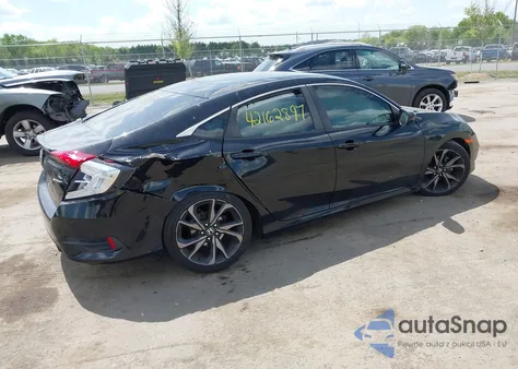 2019 Honda Civic Sport из США, поврежденный, VIN 19XFC2F80KE049025